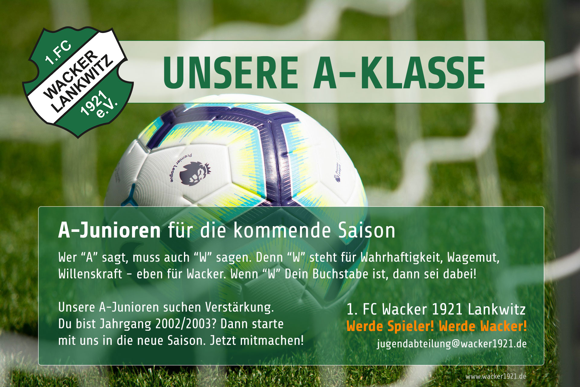 A-Junioren-Gesuch A-Junioren-Gesuch